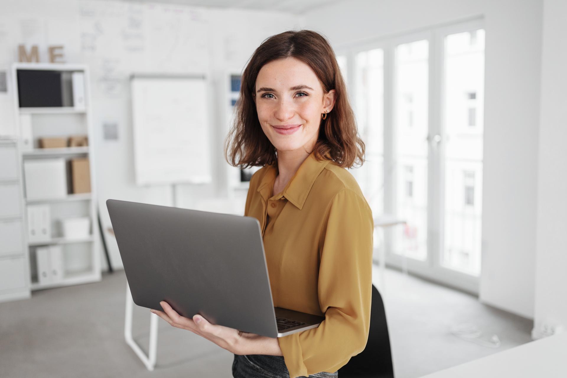 confident business woman